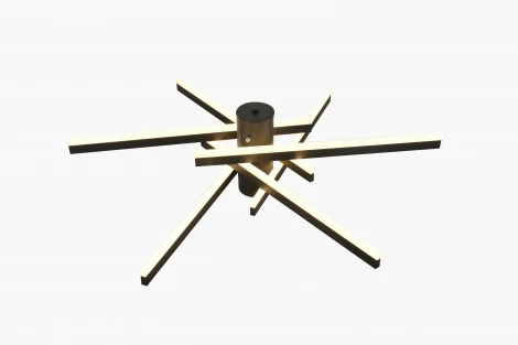 Потолочная люстра светодиодная с пультом Rivoli Violet 6180-201 (регулировка яркости, 220V)