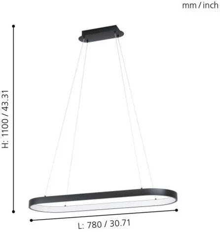 Подвесной светильник Eglo Codriales 99358