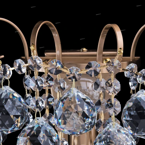 Бра MW-Light Жемчуг 232028201 (220V, хрусталь, подвески, шарики)