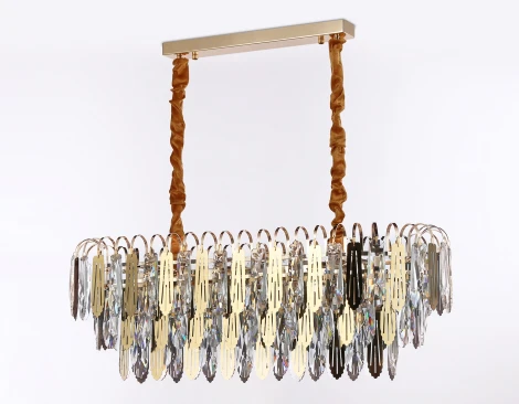 Подвесная люстра каскадная Ambrella TRADITIONAL TR5260 (220V, хрусталь, на цепи)