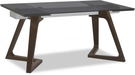 Стол обеденный IST-CASA раскладной Бостон Блэк MC-1772DT-S,160(240)х90х76см, затемненное стекло