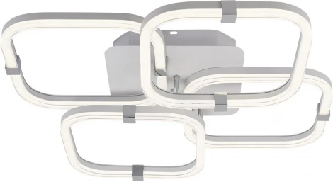 Потолочная люстра Escada Factor 10280/4LED 91Вт, металл/акрил, хром (регулировка яркости, 220V, пульт управления)