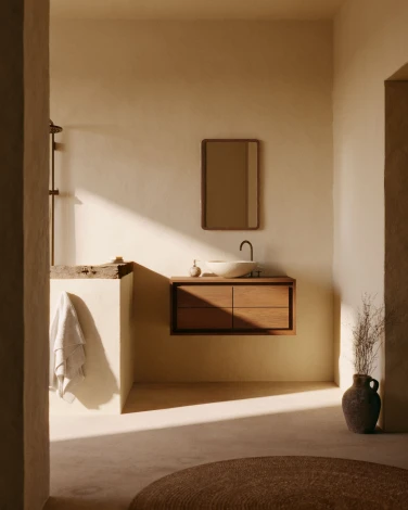 Настенное зеркало La Forma (ex Julia Grup) Shamel (Орех/ Тик)