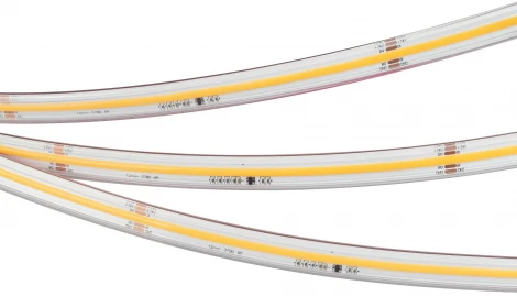 Светодиодная лента герметичная SPI-COB-PS-X378-14mm 24V Warm2700-PX63-BPT (7 W/m, IP67, 5m) (Arlight, бегущий огонь) 041743