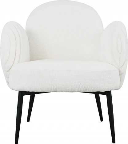 Кресло Wave Stripes букле белый Stool Group (арт.УТ000038941)