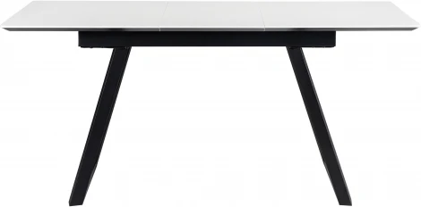 Стол R-Home Пеле раздвижной 120-160 Светлый мрамор/Бабочка