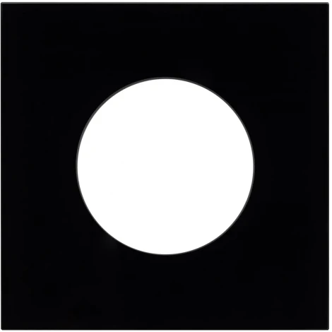 Рамка стеклянная FRM-GLARE-GC-1-BK (Arlight) 043833