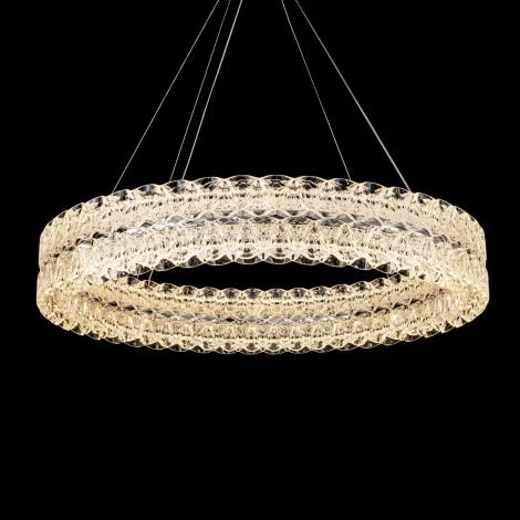 Подвесная люстра светодиодная с пультом с регулировкой цветовой температуры Modelux ML.8185.800 CR