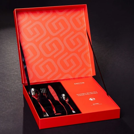 Набор столовых приборов Shark 24 предмета, 6 персон арт. 11/24 11/24 Gottis