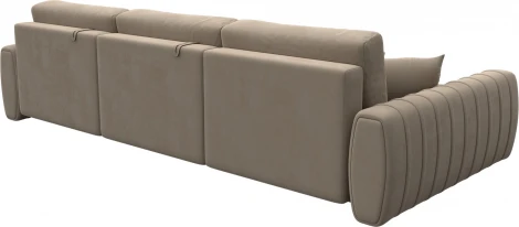 Диван угловой Лига-057 НПБ Лонг угол левый Лига Диванов (Велюр) арт.129297L