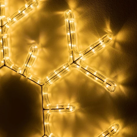 Фигура ARD-SNOWFLAKE-M5-600x600-360LED Warm (230V, 20W) (IP65)