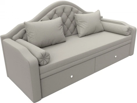 Диван детский прямой Сойер (Бежевый/Рогожка) Лига Диванов арт.122428