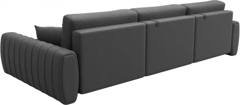 Диван угловой Лига-057 НПБ Лонг угол правый Лига Диванов (Замша) арт.129314