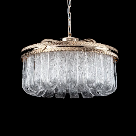 Подвесная люстра светодиодная с пультом Modelux ML.9542.500 GD