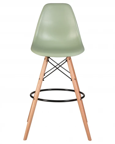 Стул барный DSW BAR (ножки светлый бук, цвет мятный (NX-G-09))