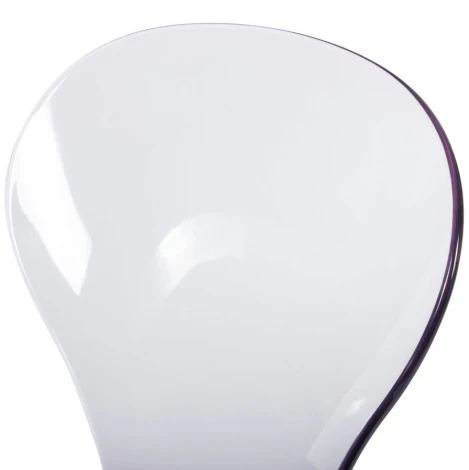 Стул Babel белый с прозрачными ножками