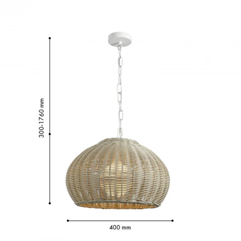 Подвесной светильник Favourite Wicker 4885-1P 1xE27x40W IP44