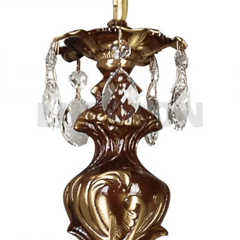 Подвесная люстра N-Light 305 305-06-52 краповый+бронза