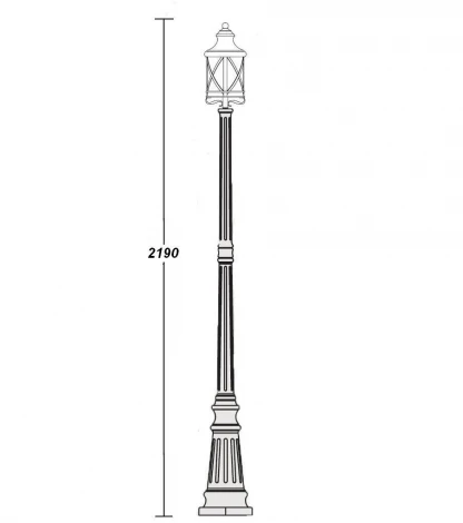 Наземный фонарь Oasis Light Lucerna Bg 84809