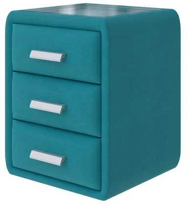 PROxSON Тумба Soft Mebel (Ткань: Велюр Forest 562 Голубой) 51x48