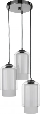 Подвесной светильник 33 ИДЕИ PND105.03.16DC3.003.BL-M16WT (220V, на проводе, круглые)