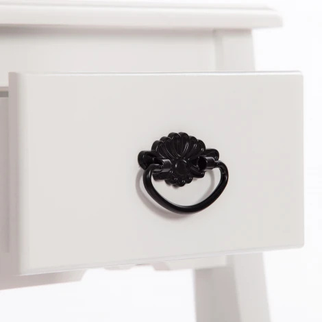 Туалетный столик с зеркалом и табуретом Secret De Maison GAUDE (mod. TT-DT003) Белый (White) (МДФ+Павловния)