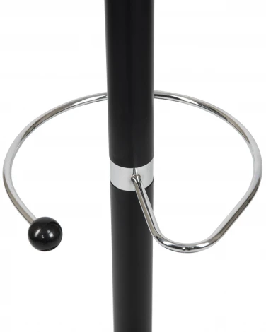 Вешалка напольная BONNY (чёрный мрамор, чёрный)