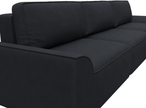 Диван угловой Лига-048 НПБ лонг Лига Диванов (Замша) арт.128504