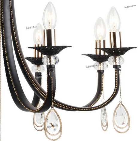 Подвесная люстра Arte Lamp Dallas A8540LM-8BK