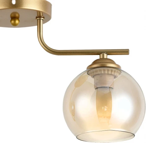 Потолочная люстра Escada Elli 1134/2 2х60Вт E27, металл/стекло, шампань