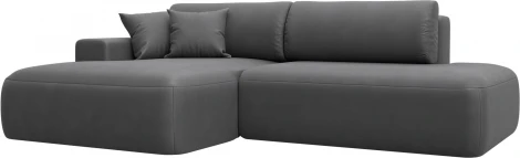 Диван угловой Лига-036 НПБ Модерн левый угол Лига Диванов (Замша) арт.127781L