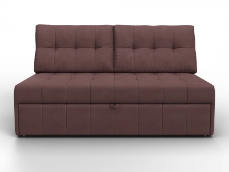 Диван прямой Лига-107 (140) (ЛДСП,Брус,Фанера,Замша/Бордовый) Лига Диванов 134928