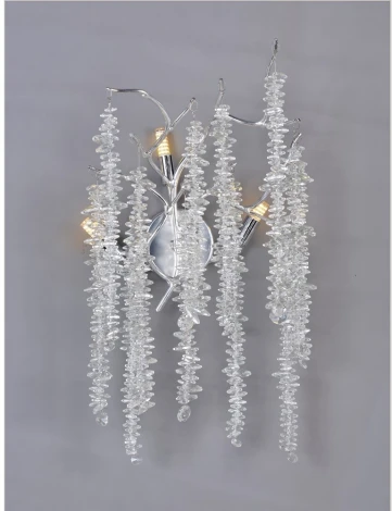 Бра Aployt Paulina APL.848.11.03 (220V, хрусталь, подвески, ветки)