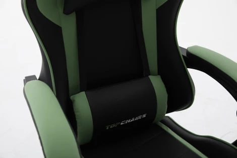 Кресло спортивное TopChairs Shadow черно-зеленый арт.УТ000039465