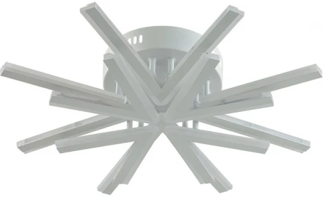 Потолочная люстра Lumion Alberta 8029/65CL белый/белый, металл/акрил с ПДУ LED 65W 3000-6000К 220V (круглые)