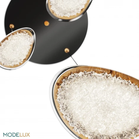 Подвесной светильник светодиодный с регулировкой цветовой температуры Modelux MODESTYLE MS.2326.3 BK