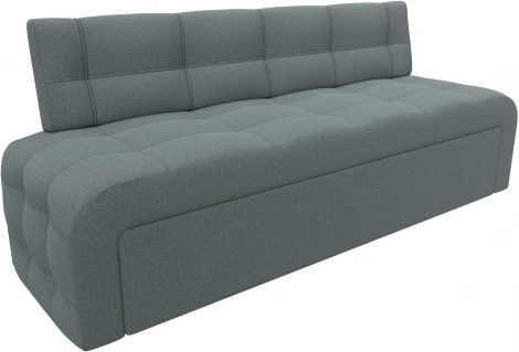 Диван кухонный прямой Люксор (Серый/Рогожка) Лига Диванов арт.125822