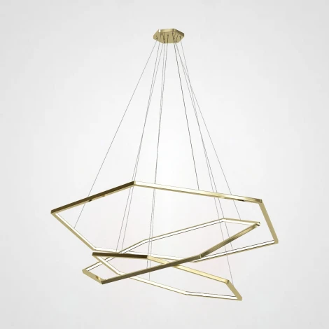 Подвесной светильник (люстра) Vesanto Cameron Design House D100+120+150 ImperiumLoft 40,2477 (207818-22) (LED, 220V, на тросе)