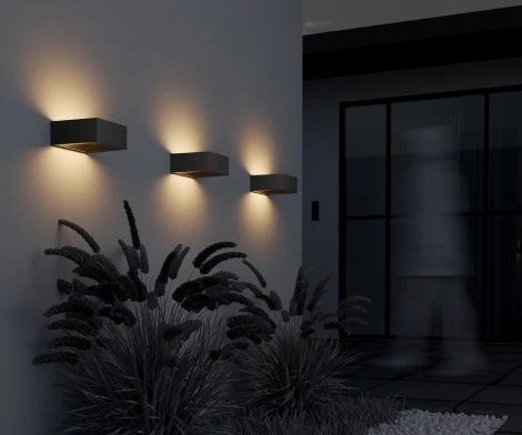 Настенный уличный светильник Maytoni Cont O464WL-L18GF3K (LED, 220V, IP54)