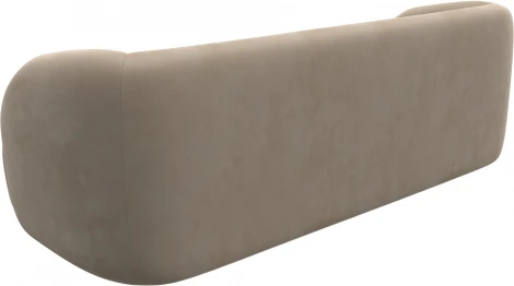 Диван прямой Лига-041 (Бежевый/Велюр) Лига Диванов арт.122199