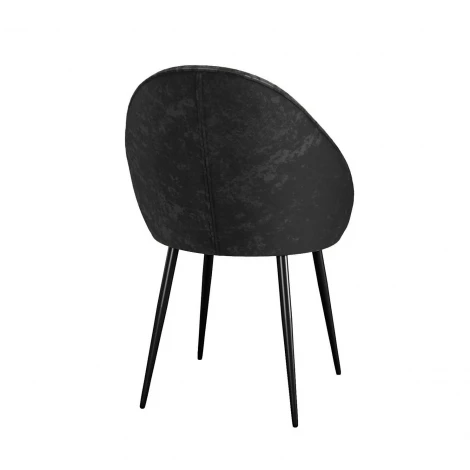 Стул DikLine 234 поворотный, M18 черный, ножки черные арт.00-00076173