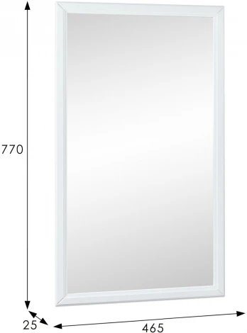Зеркало настенное Артемида белый 77 см х 46, 5 см от фабрики Mebelik