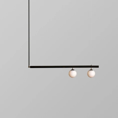 Подвесной светильник Barra L88 Black ImperiumLoft Barra01 (204154-26) (220V, на тросе, шар)