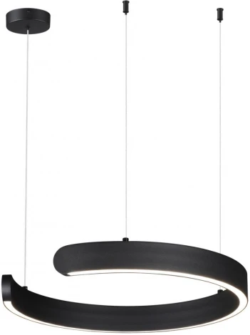 Подвесной светильник Lumion Indie 6534/28L черный LED 28W 3000-6000K 1240Лм 220V (на тросе, круглые)
