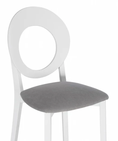 Обеденный стул Woodville Марти Максимал (Дерево, Ткань/Белый) арт.620129