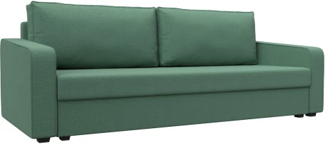 Диван прямой Лига-009 (Зеленый/Рогожка) Лига Диванов арт.124151