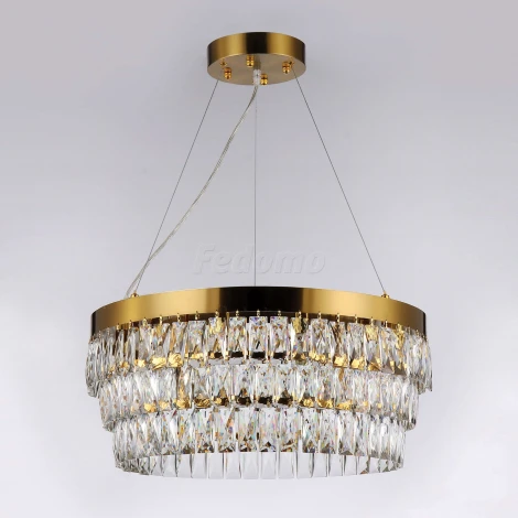 Подвесная люстра Favourite Magnitudo 2206-12P (хрусталь, на тросе, кольцо)