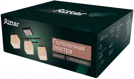 Потолочная люстра на штанге Ritter Vegas 52434 2