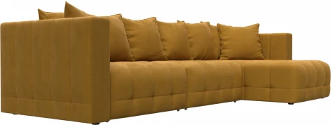 Диван угловой Лига-052 НПБ Лонг угол универсальный Лига Диванов (Велюр) арт.128830