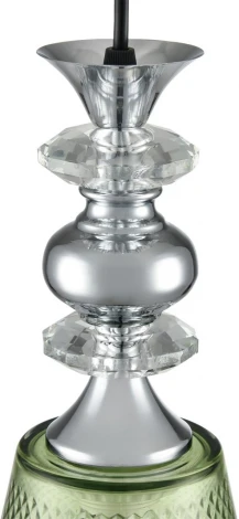 Подвесной светильник Lumion Manola 8047/1А хром/зеленый металл/стекло E27 1*60W 220V